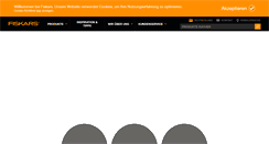 Desktop Screenshot of fiskars.de