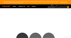 Desktop Screenshot of fiskars.cz
