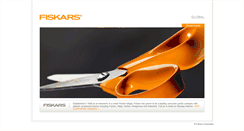 Desktop Screenshot of fiskars.com